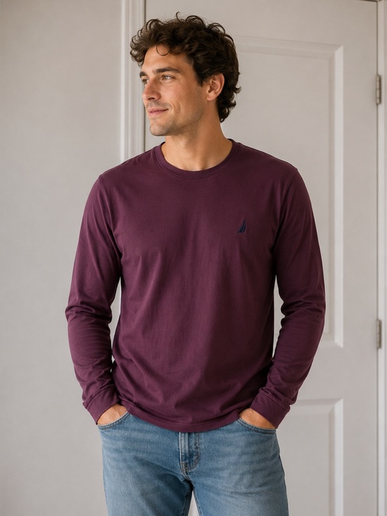 Nautica Other - Nautica maroon color long sleeve tee ⛵️